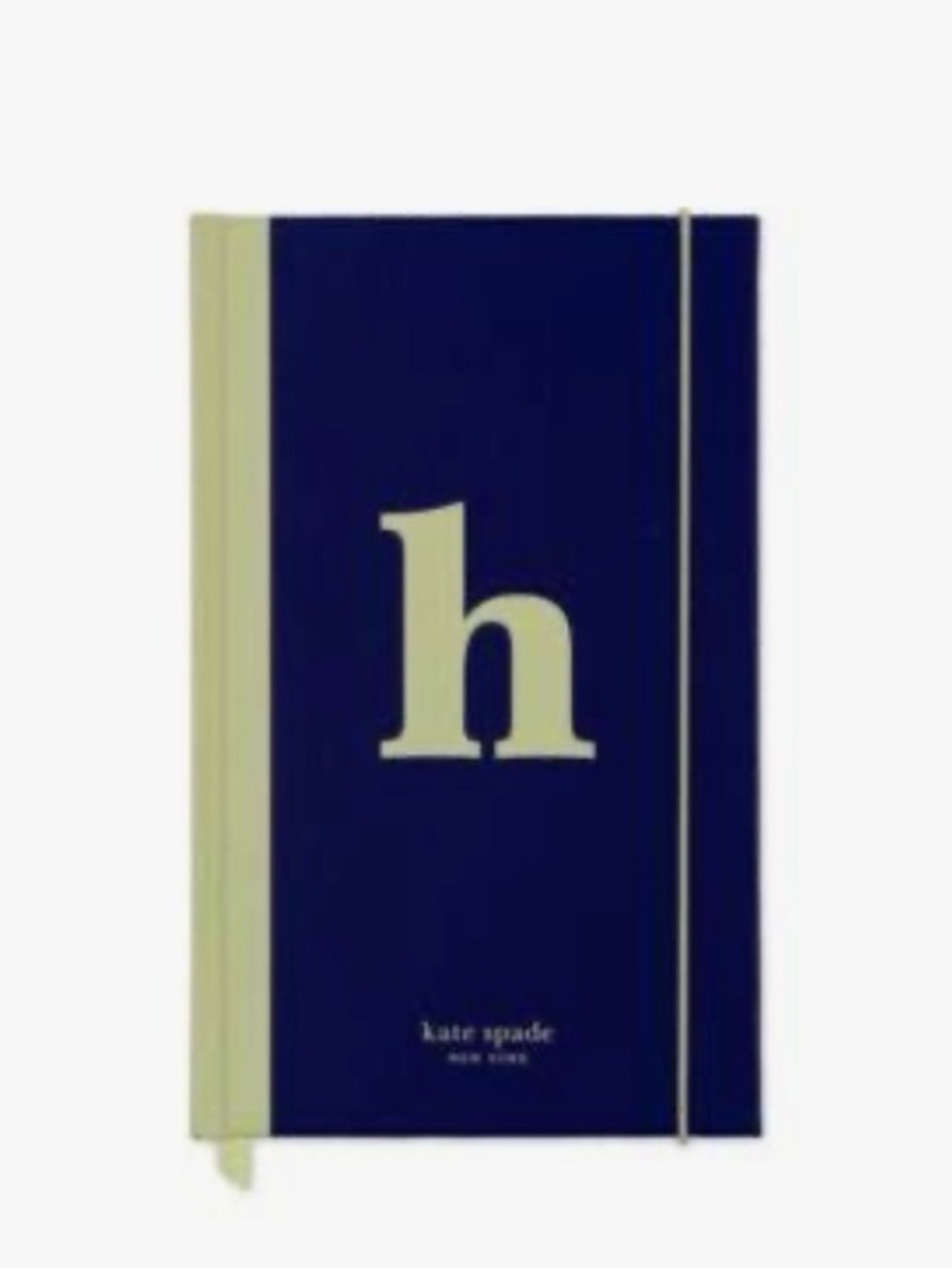 Kate Spade Monogram βHβ Blue Cloth Hardcover Notebook Journal